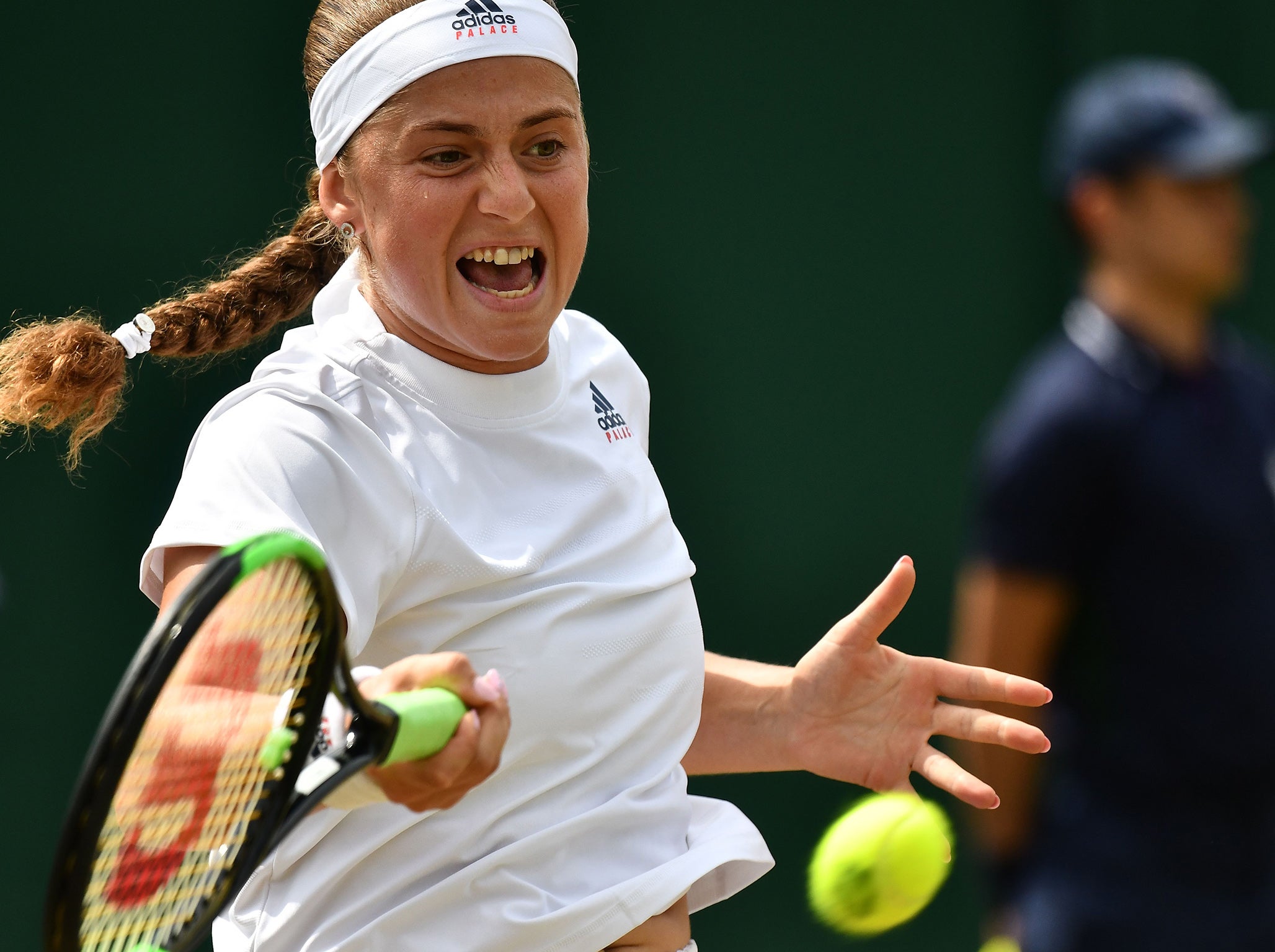 Jeļena Ostapenko battled back to win