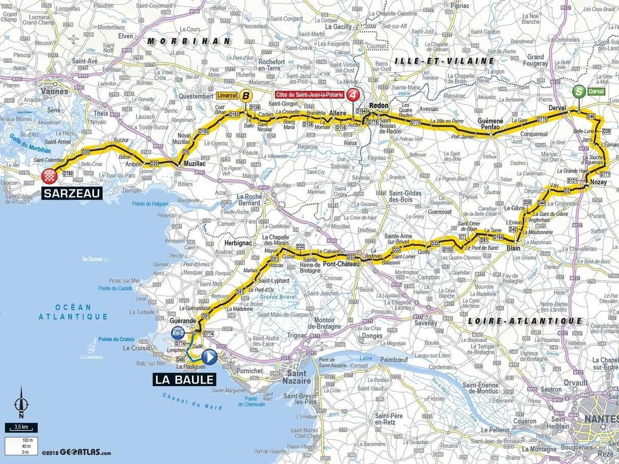 Stage four route map