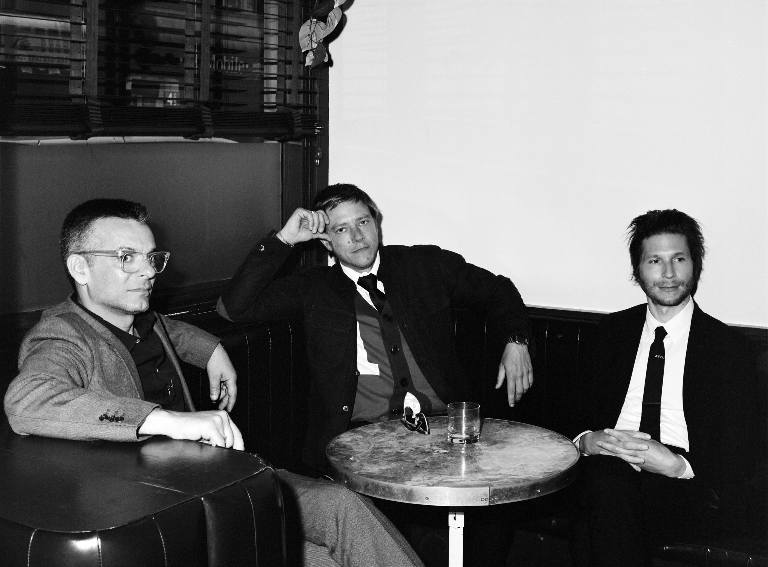 Coiled spring: Interpol (left to right), Sam Fogarino, Paul Banks and Daniel Kessler