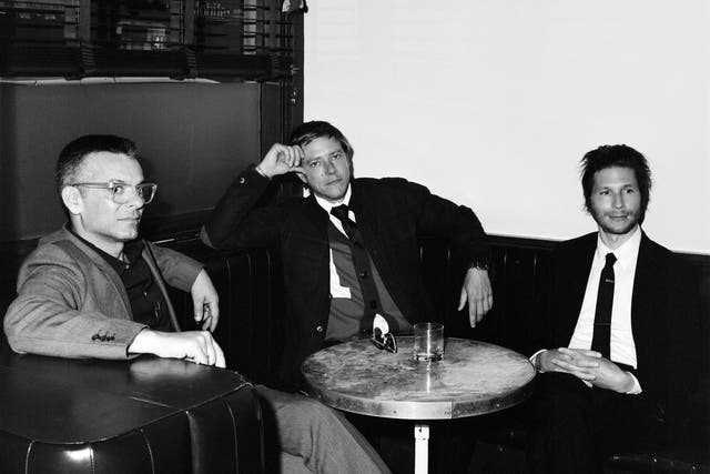Coiled spring: Interpol (left to right), Sam Fogarino, Paul Banks and Daniel Kessler
