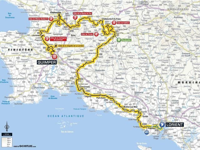 Stage five map
