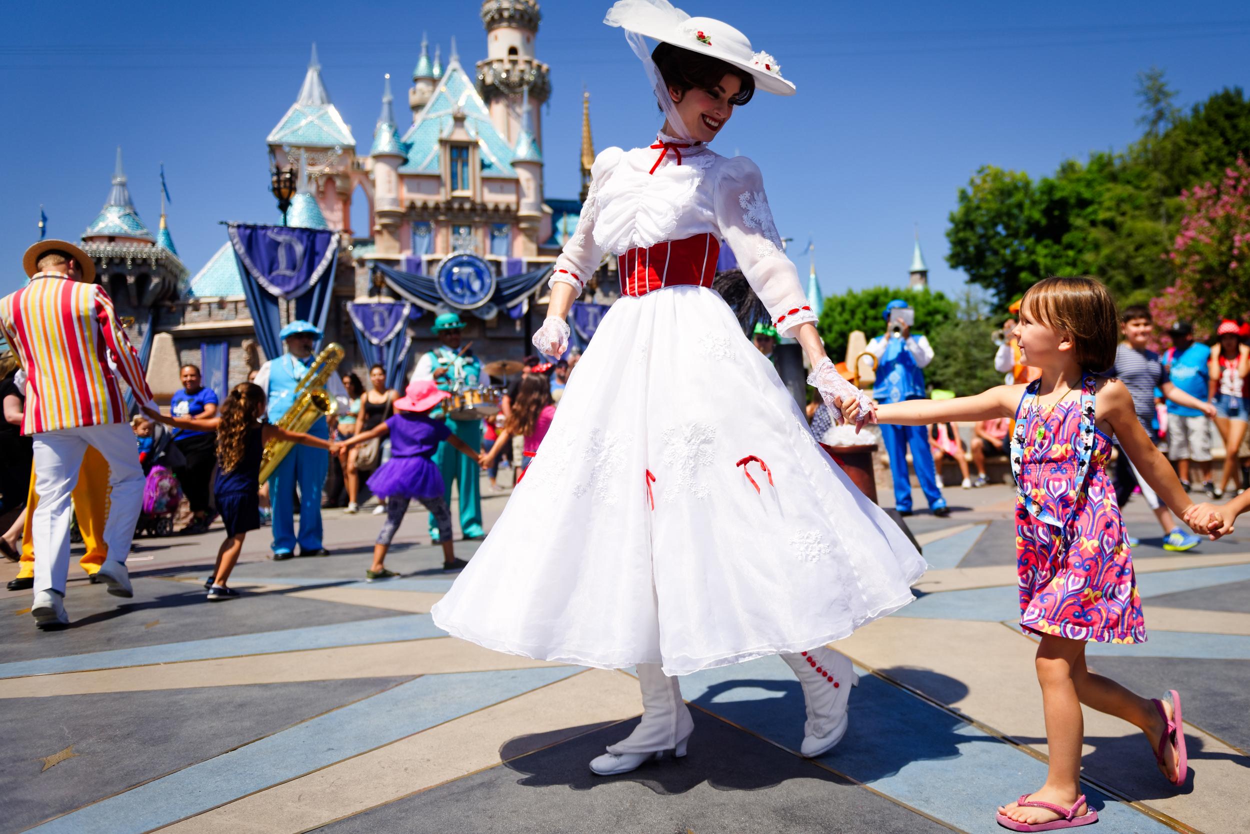 Disneyland in California opened its doors in 1955