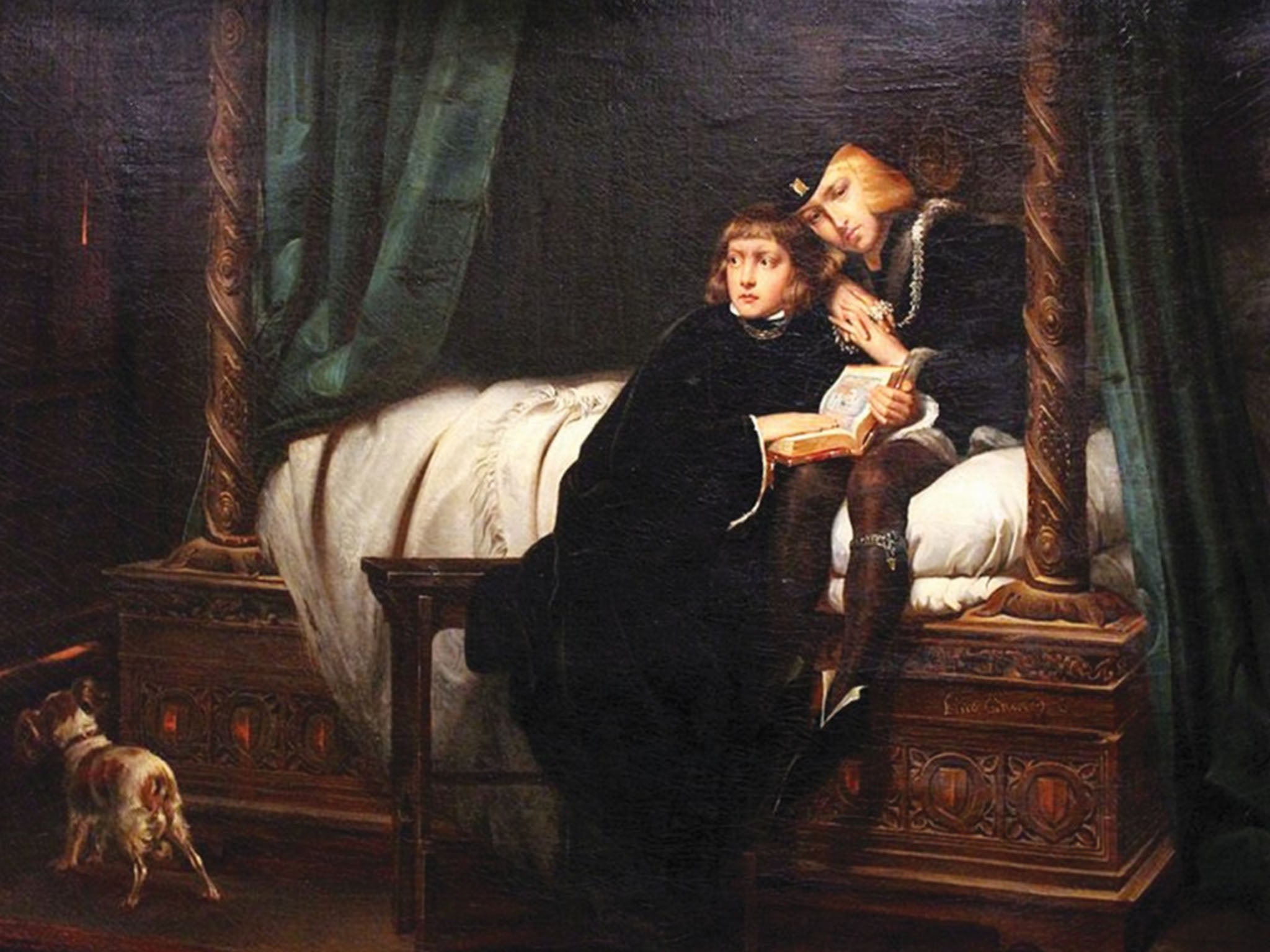 ‘King Edward V and the Duke of York in the Tower of London’ by Paul Delaroche, 1831 (Scailyna/Creative Commons )