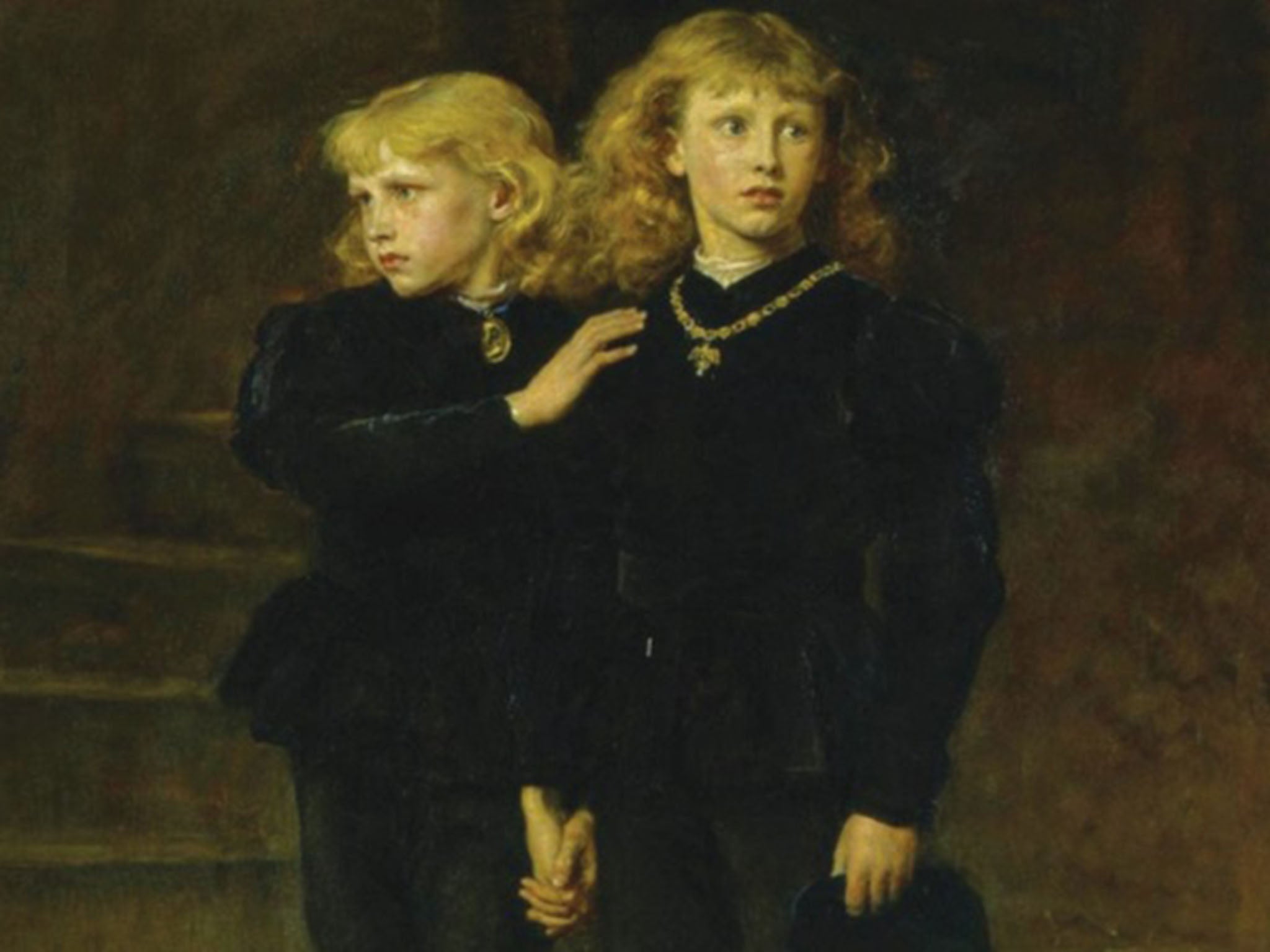 ‘The Two Princes Edward and Richard in the Tower’, by Sir John Everett Millais, 1878 (The Royal Holloway picture collection )