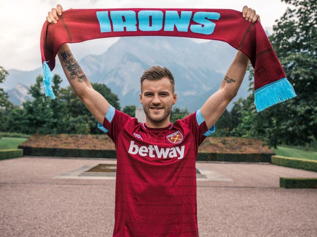 Andriy Yarmolenko is unveiled as West Ham's newest signing from Borussia Dortmund