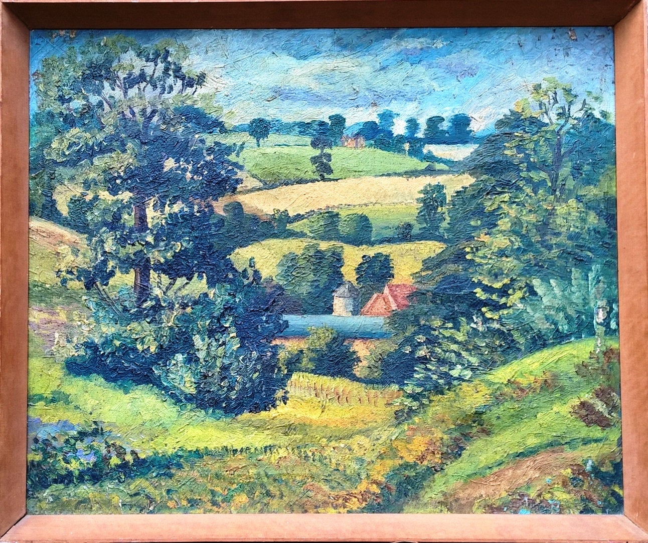 Tom Wright’s Suffolk landscape concealed the original for 70 years