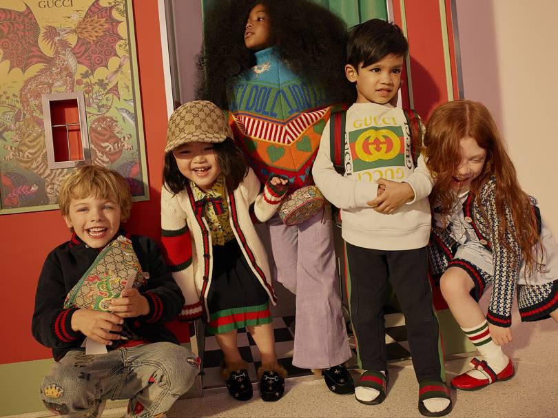 Gucci kidswear will launch on Net-a-Porter.com on 16 July
