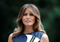 What is Melania Trump doing in Europe?