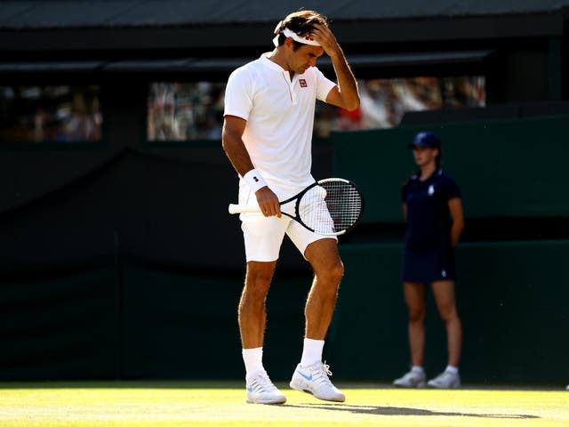 Roger Federer was knocked out of Wimbledon in the quarter-finals by Kevin Anderson
