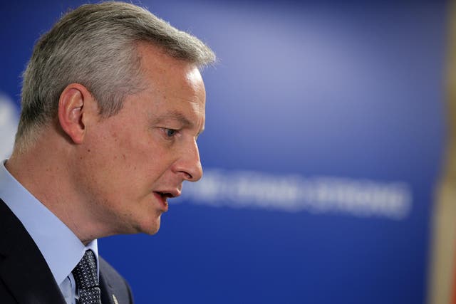 French Minister for the Economy and Finance Bruno Le Maire