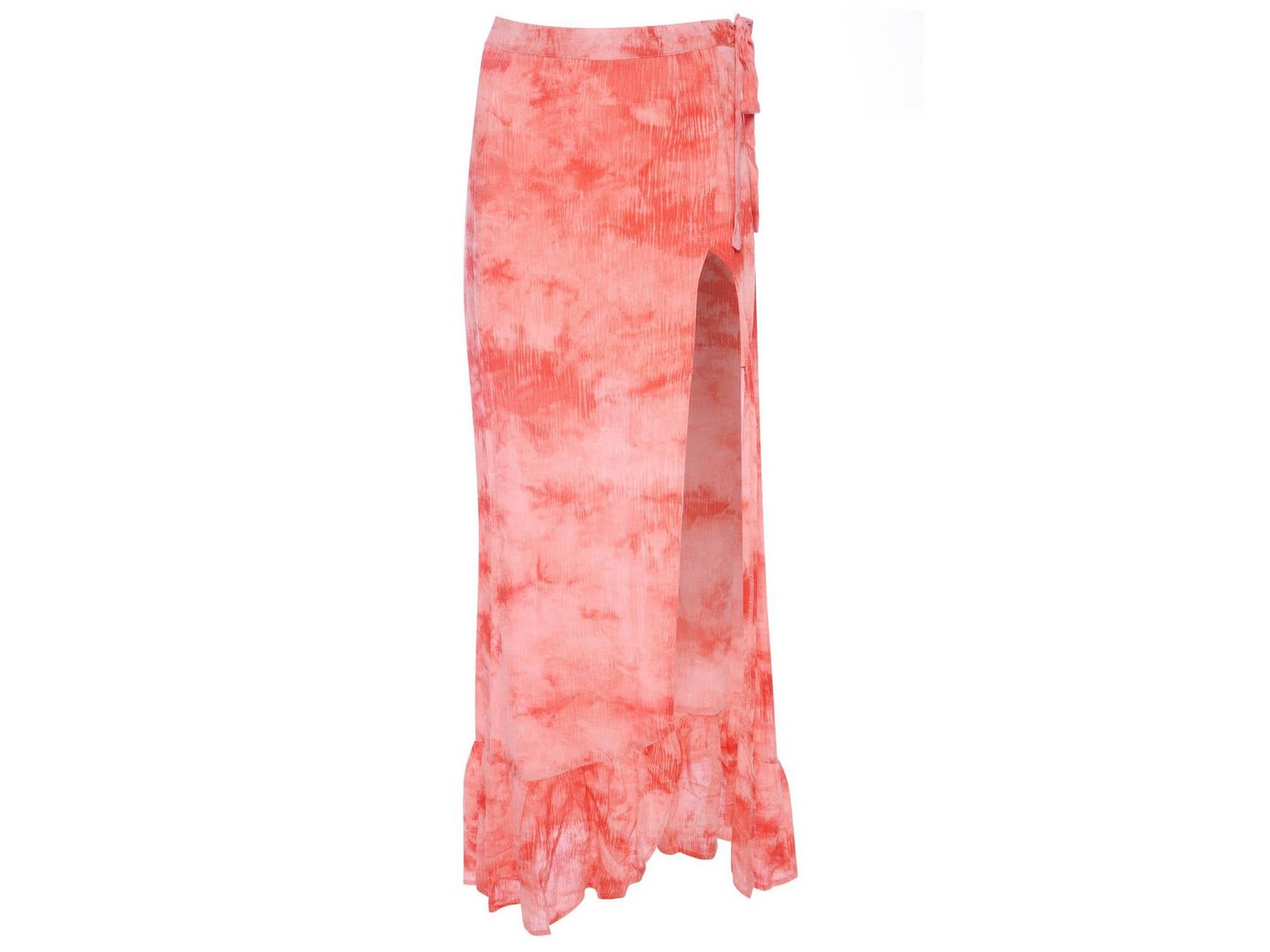 Tie Dye Wrap Skirt by Glamorous, £30, Topshop