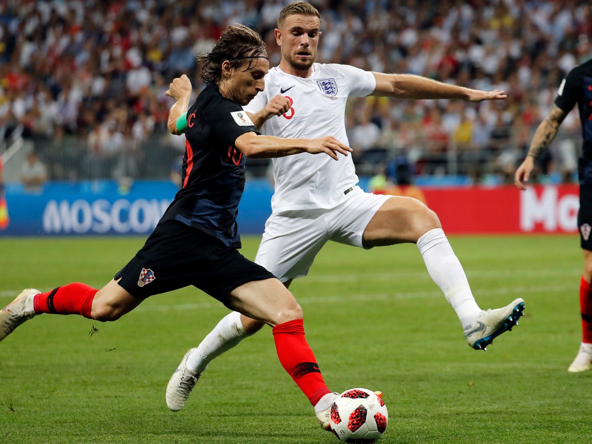 England vs Croatia: Luka Modric eventually gets better of Jordan Henderson  as England's World Cup dream dies, scouting report | The Independent | The  Independent