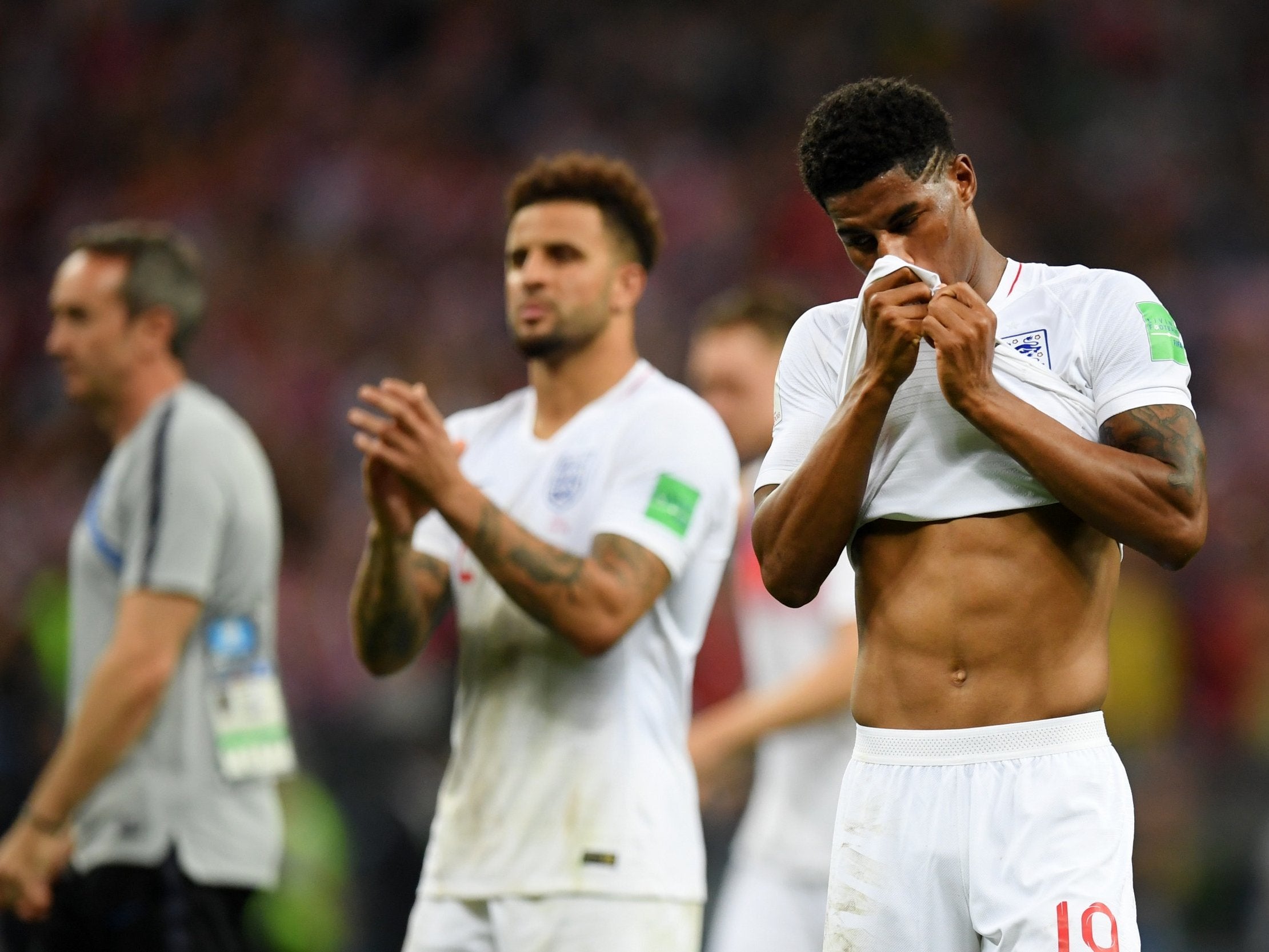 Marcus Rashford was dejected after the loss, but he and England can go on to even greater things