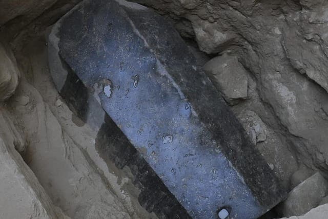 The sarcophagus, the largest found in Alexandria, has lain unopened for more than 2,000 years