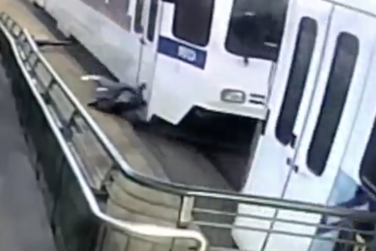 Man dragged under speeding light rail train in Denver