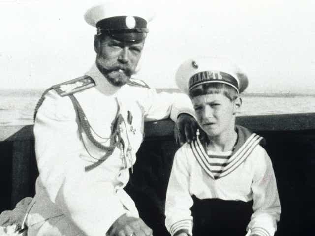 Tsar Nicholas II and Tsarevich Alexei