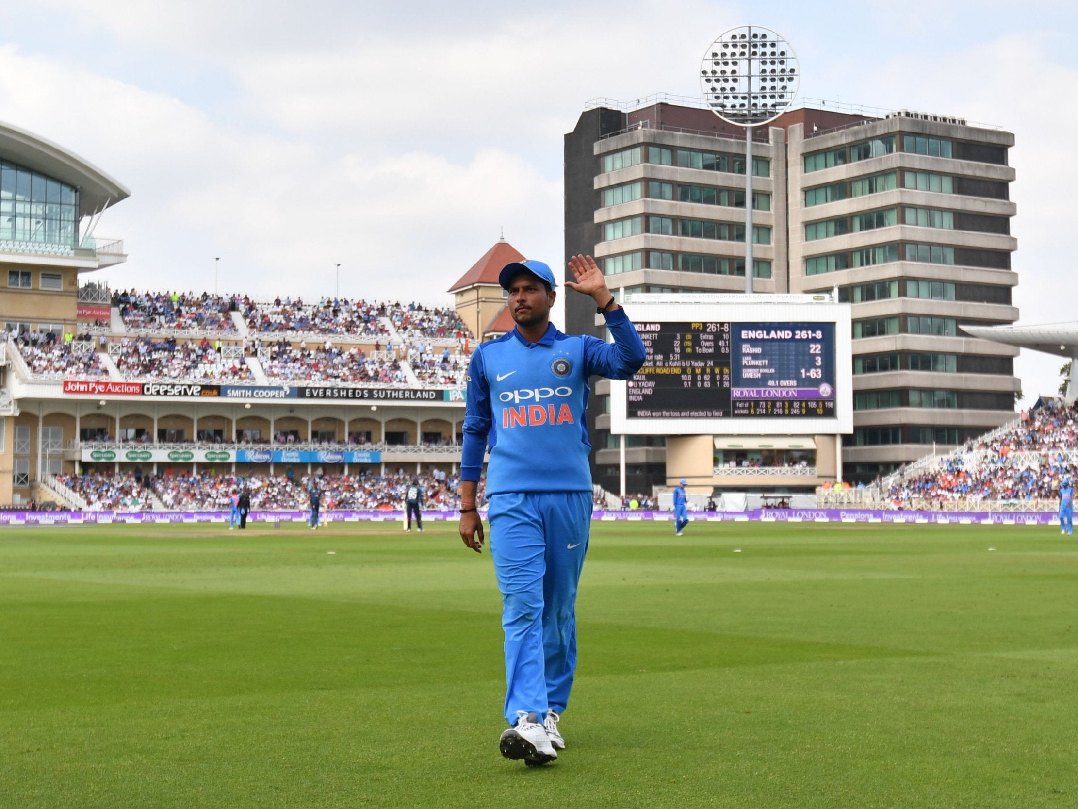 Kuldeep Yadav took six wickets in 10 overs