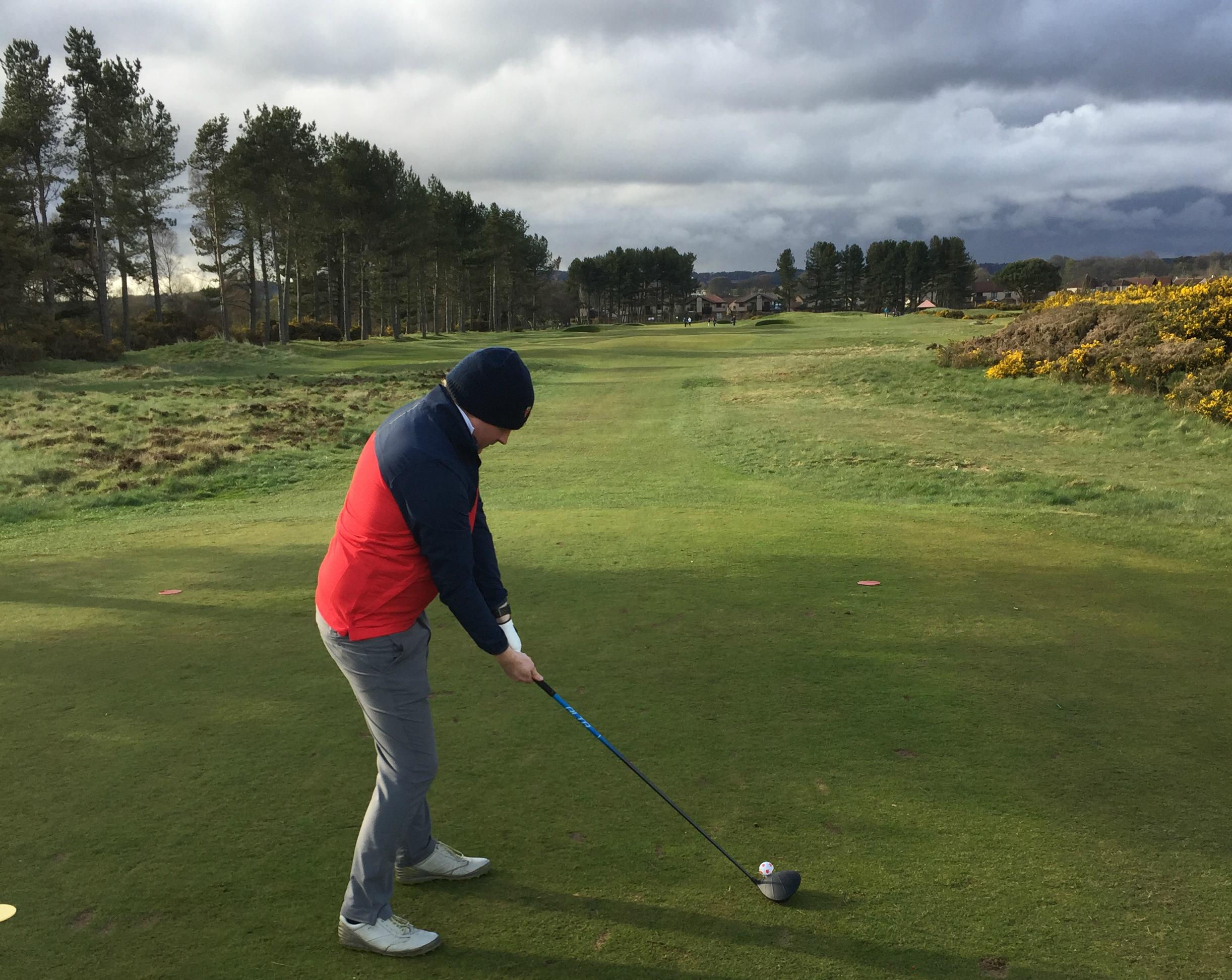 The turn at Carnoustie offers a glimpse of heathland golf