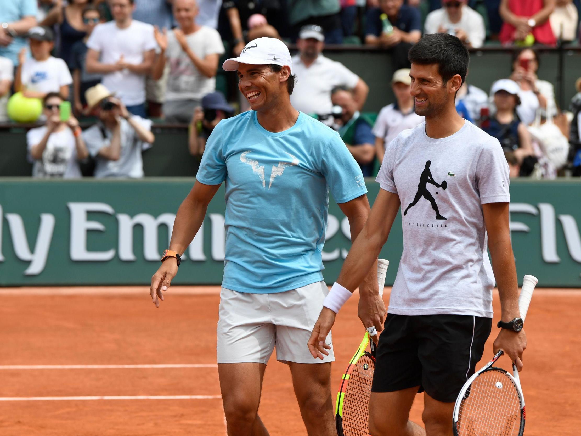 Nadal and Djokovic meet in the other men’s semi-final