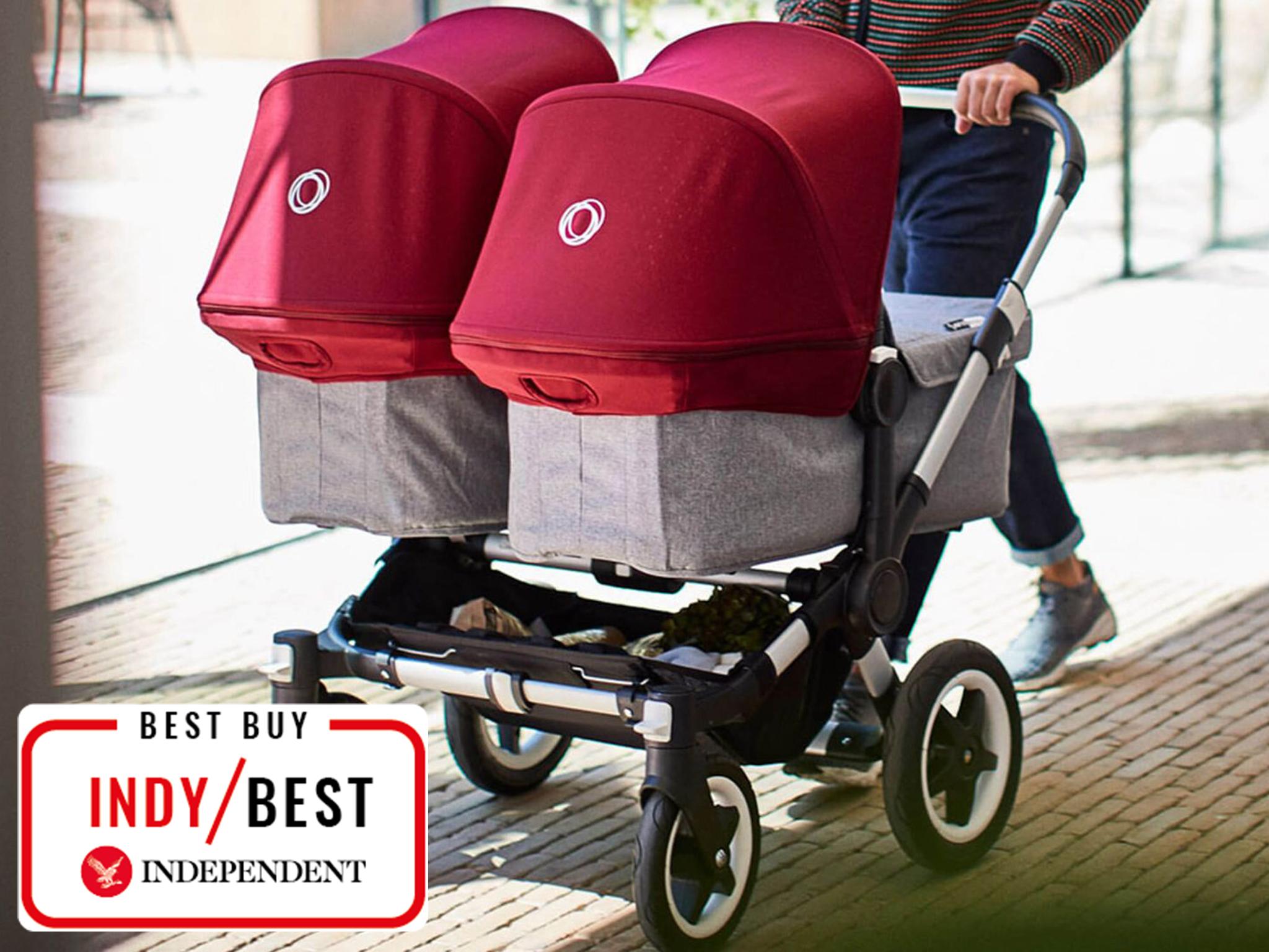 double pushchair suitable for newborn and toddler