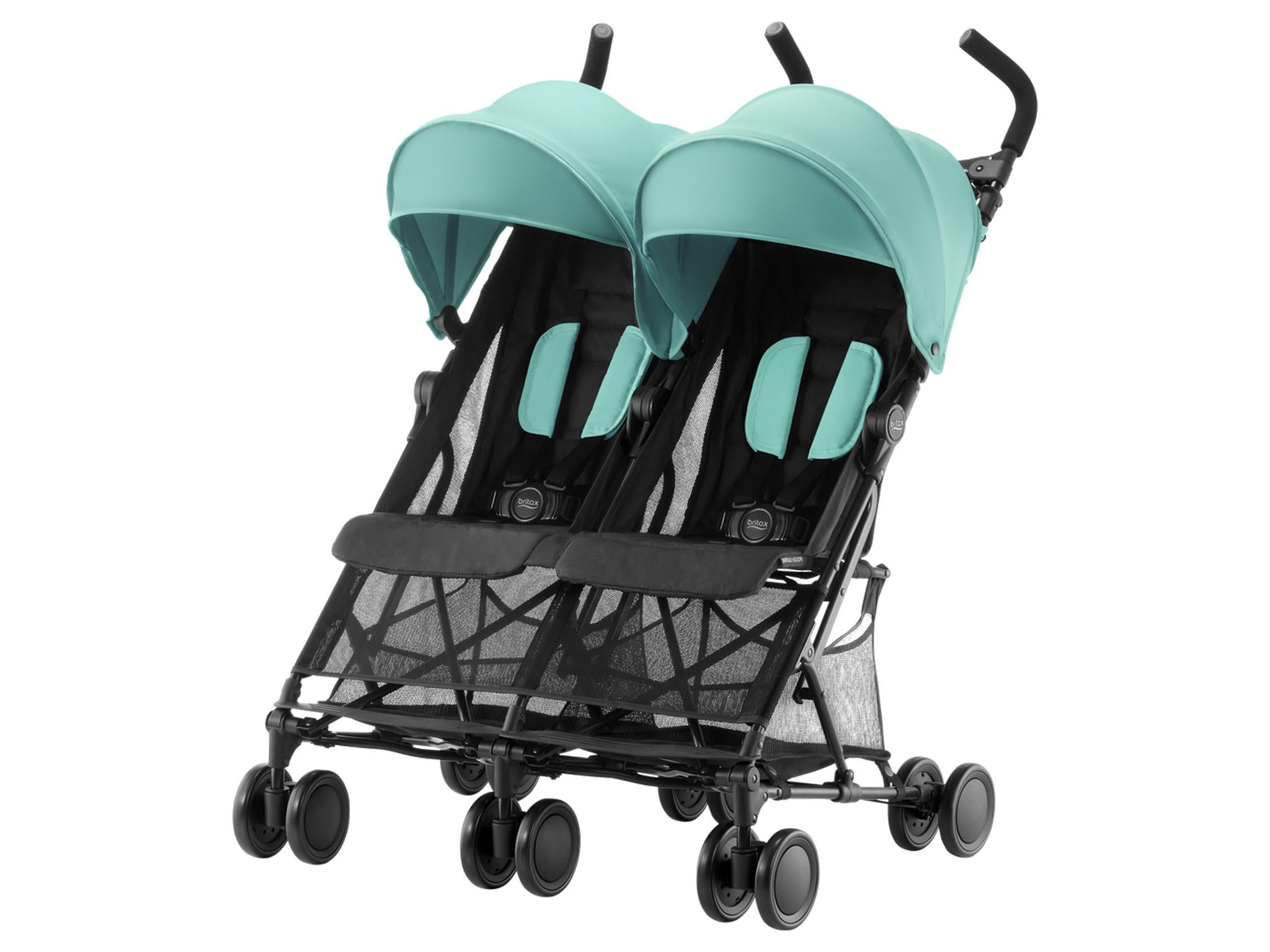 compact double pushchair