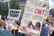 The best anti-Trump placards from the London protests