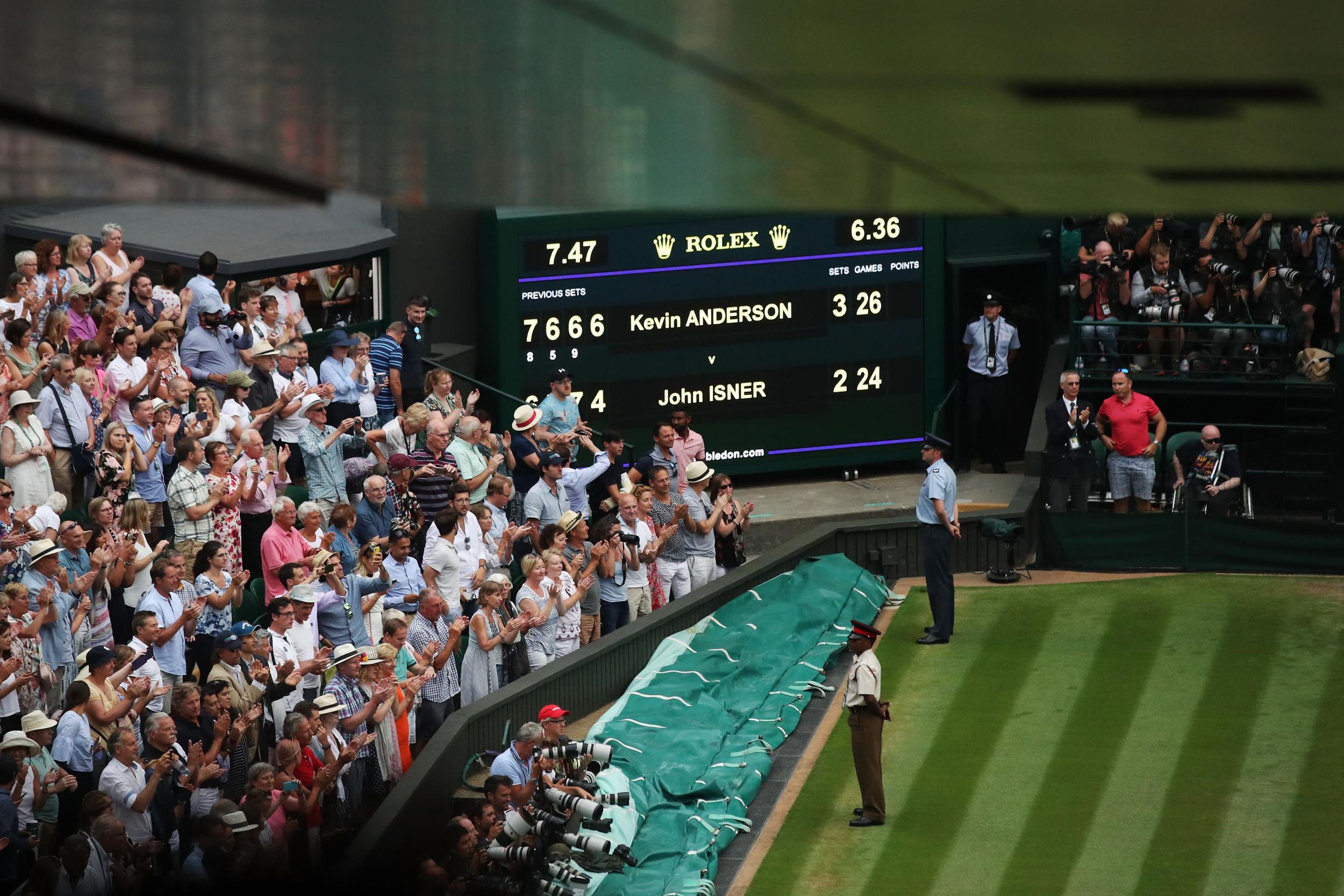 Anderson won the final set 26-24 (Getty)