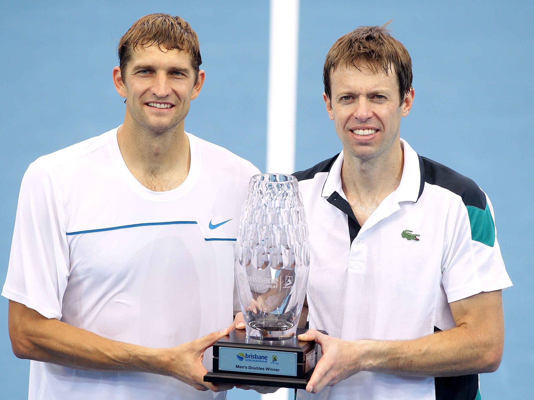 Max Mirnyi (left) has been brilliant with the guys and girls at the IMG Academy