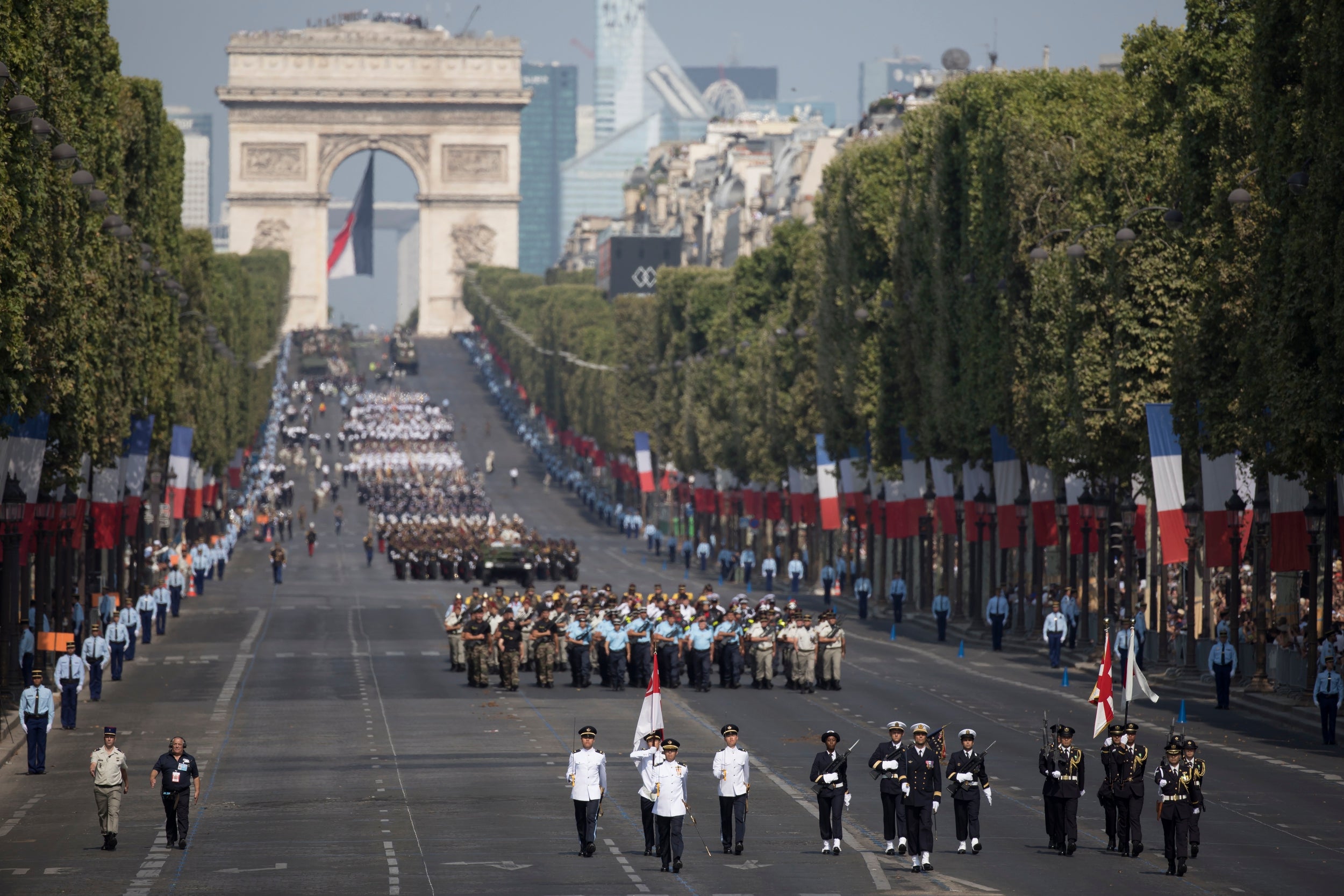 Bastille Day celebrations in Paris last year