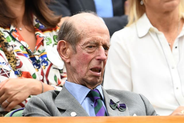 The Queen's 83-year-old cousin was driving a Jaguar when he collided with another car in Sussex