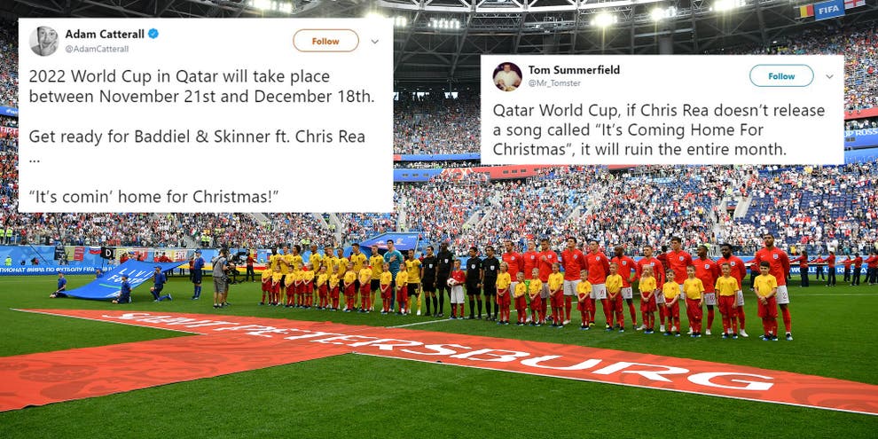 The next World Cup will be held in the winter and everyone made the