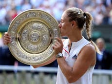 Kerber stuns Williams to end fairy tale return and win Wimbledon title