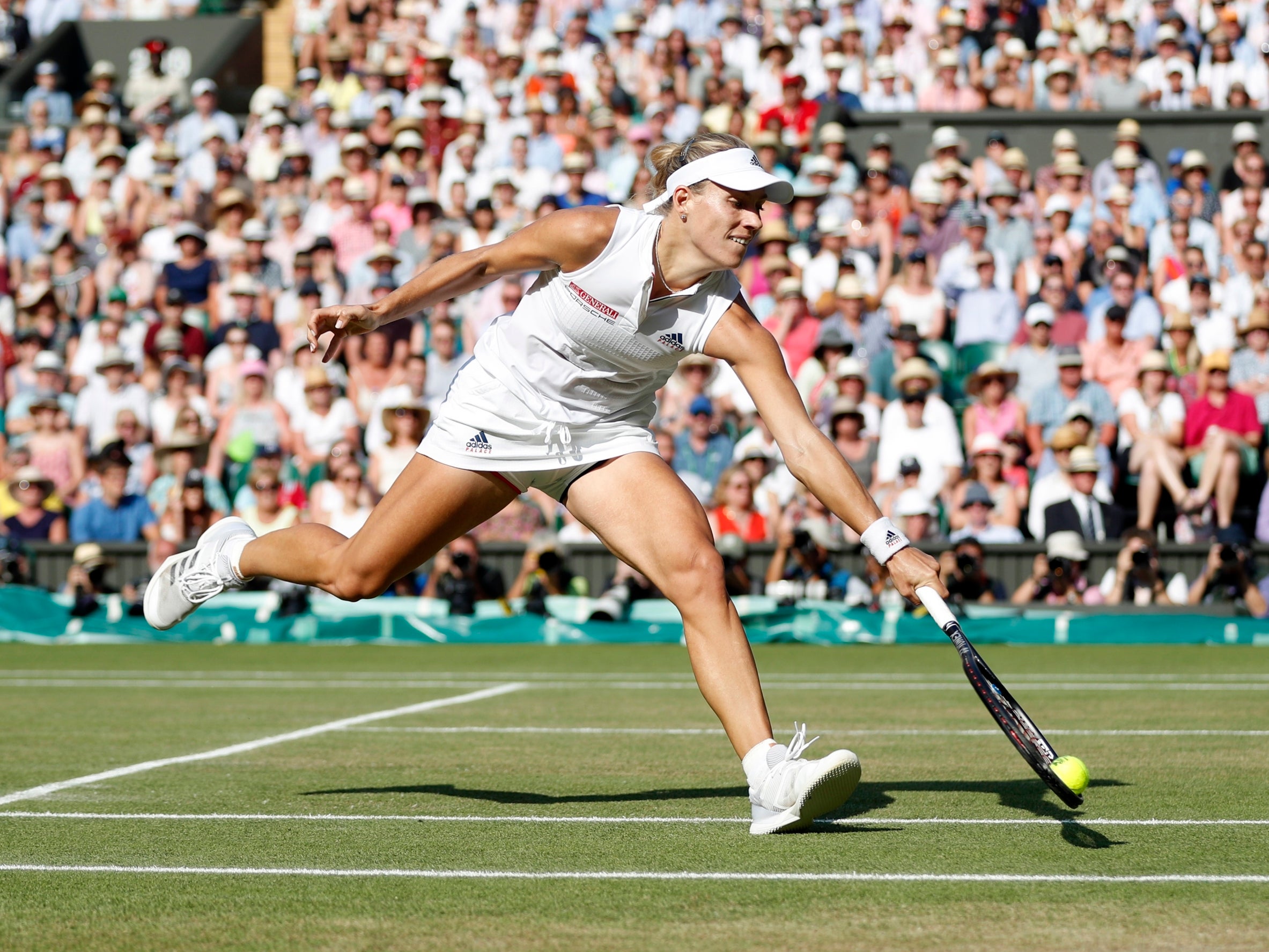 Angelique Kerber showed her fitness in the final