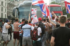 11 men wanted over violence at Tommy Robinson protests 
