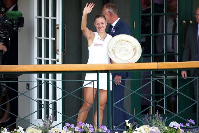 Angelique Kerber beat Serena Williams to win the her first Wimbledon title