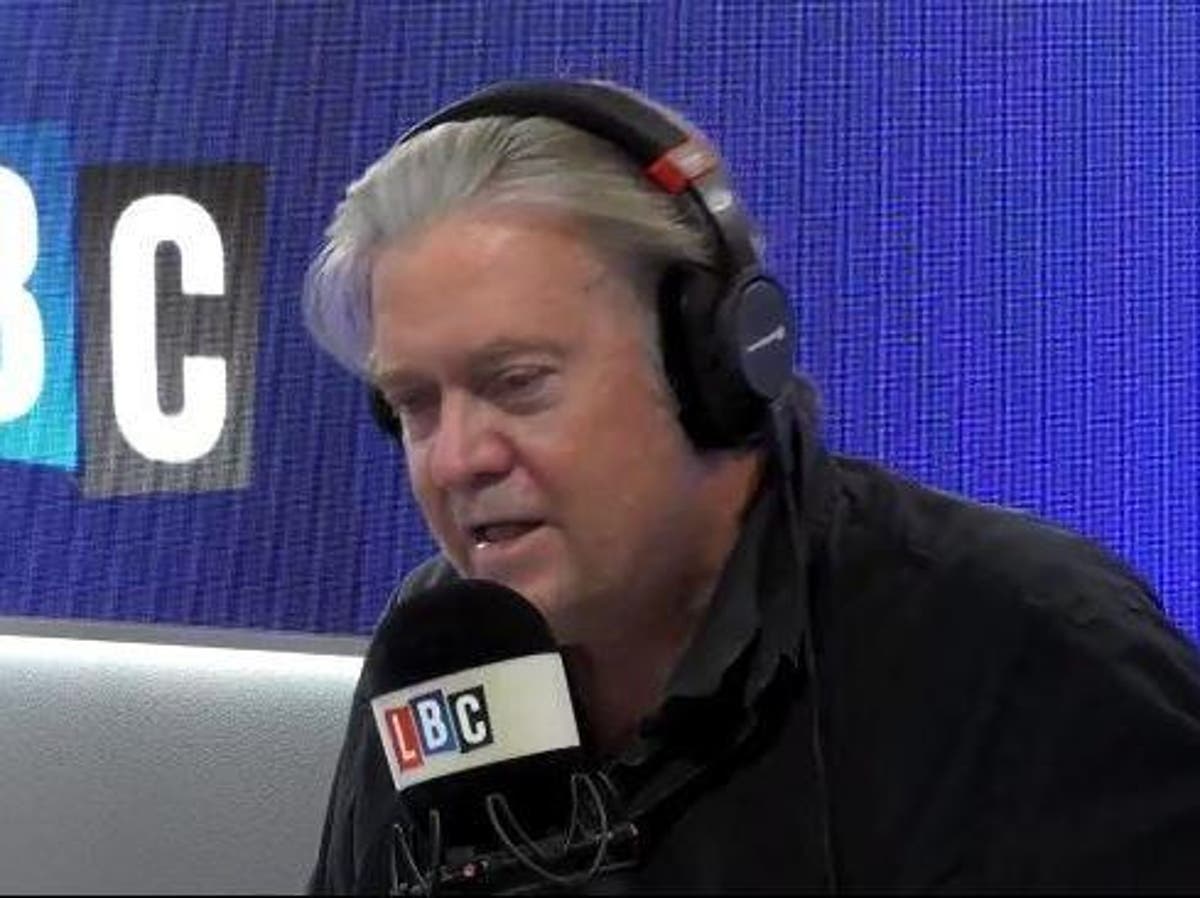 Former Trump adviser Steve Bannon claims Tommy Robinson is 'the backbone of Britain'