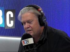 Steve Bannon claims Tommy Robinson is 'the backbone of Britain'