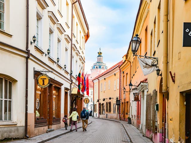 Vilnius came top in a Post Office report