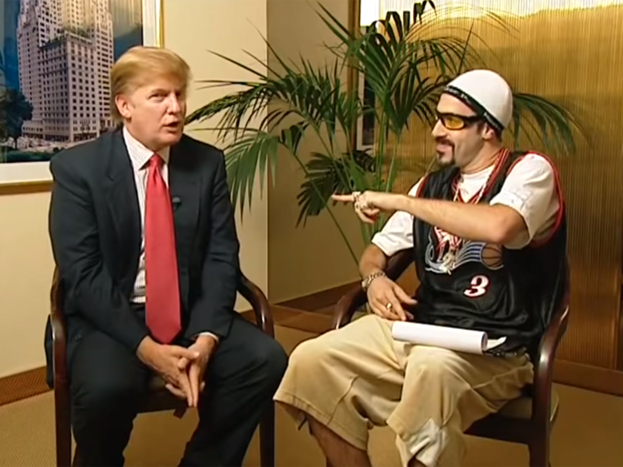 Ali G could not get Donald Trump on board with his ‘ice cream glove’ concept