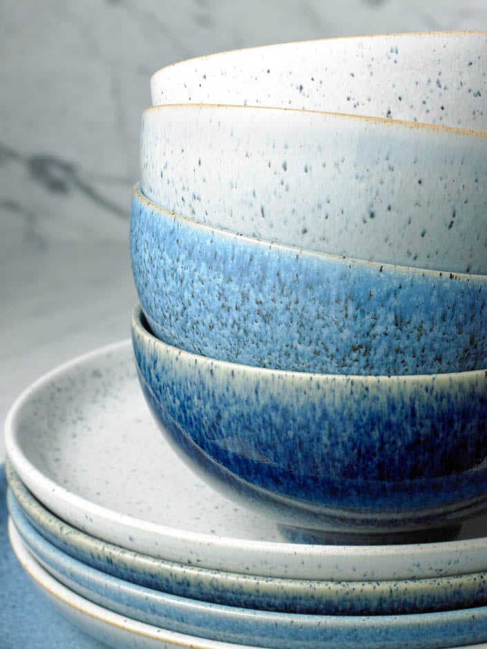Denby Pottery’s stoneware collection, Studio Blue (Denby Pottery)