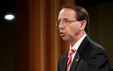 Trump and Rosenstein to meet as deputy AG 'expects to be fired' 