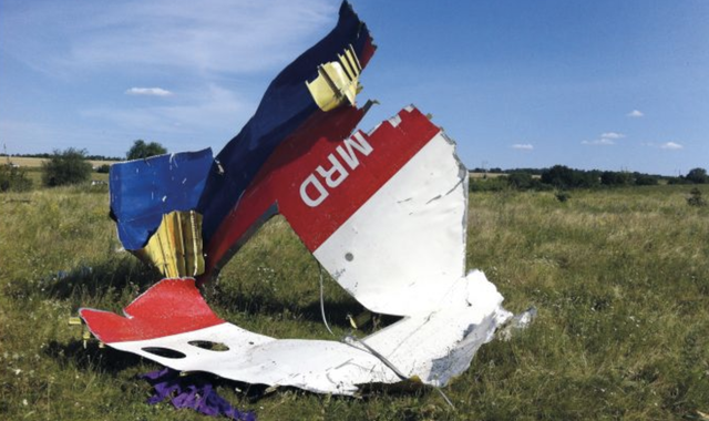 Missile strike: wreckage from the Boeing 777 operating Malaysia Airlines flight MH17 downed in eastern Ukraine