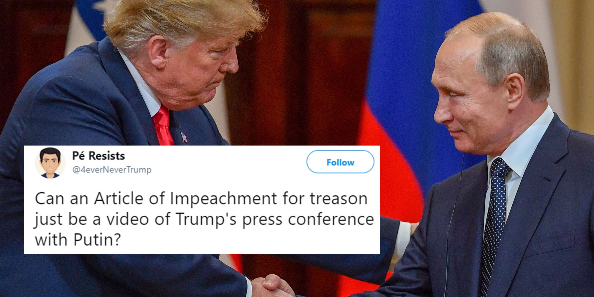 Trump Was Accused Of Treason After Putin Summit But At Least The