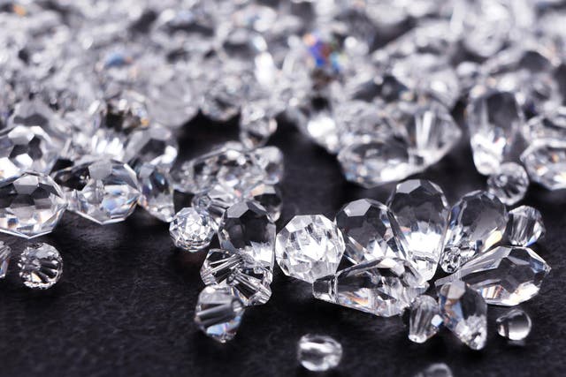 A huge cache of diamonds appears to be buried at least 100 miles below Earth's surface
