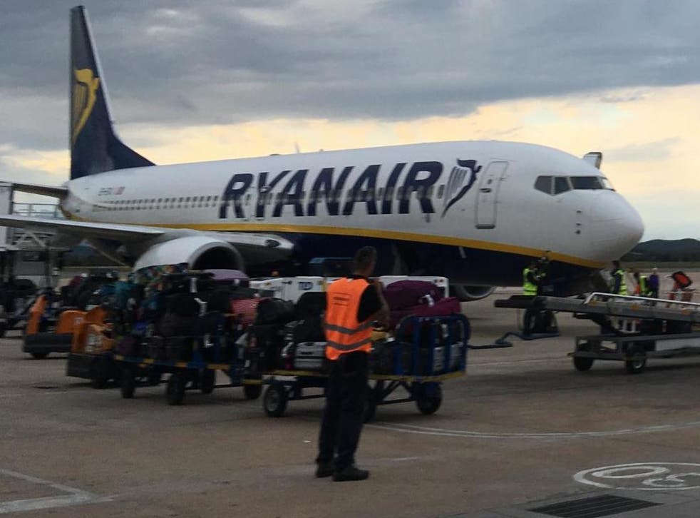 Going nowhere? Ryanair Boeing 737 on the ground