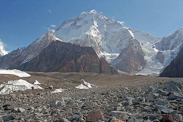 Broad Peak in Pakistan is the world's 12th highest mountain