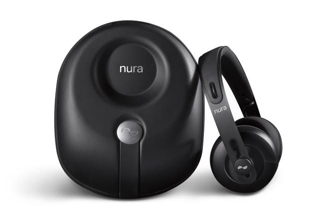 Inside the Nuraphone earpiece is a microphone which measures the reply sound in order to work out a personalised audio profile
