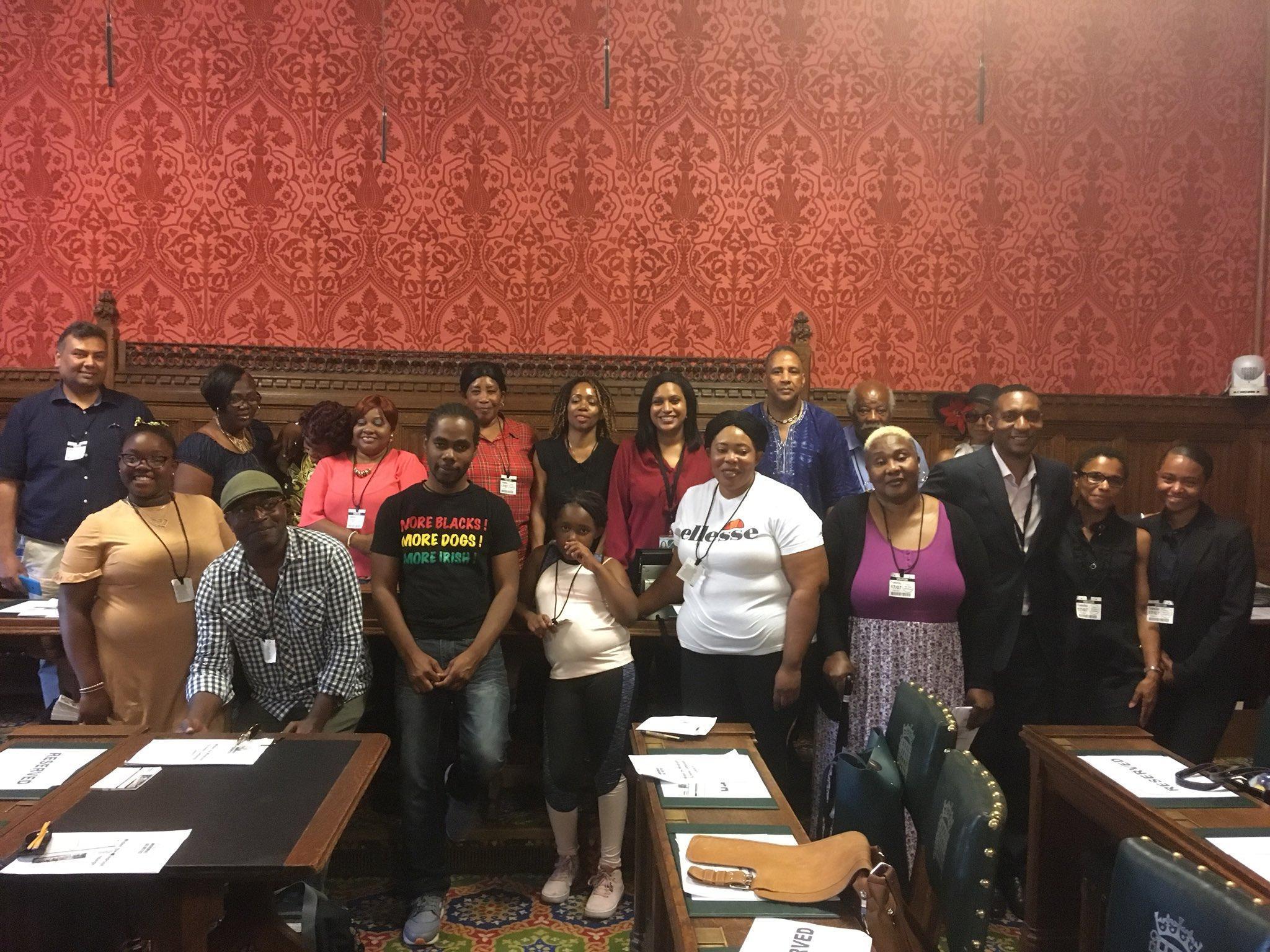 Windrush descendants who attended the event in parliament spoke out about their experience of being detained and threatened with deportation despite having been in Britain for many years, and all of their family being in the country.