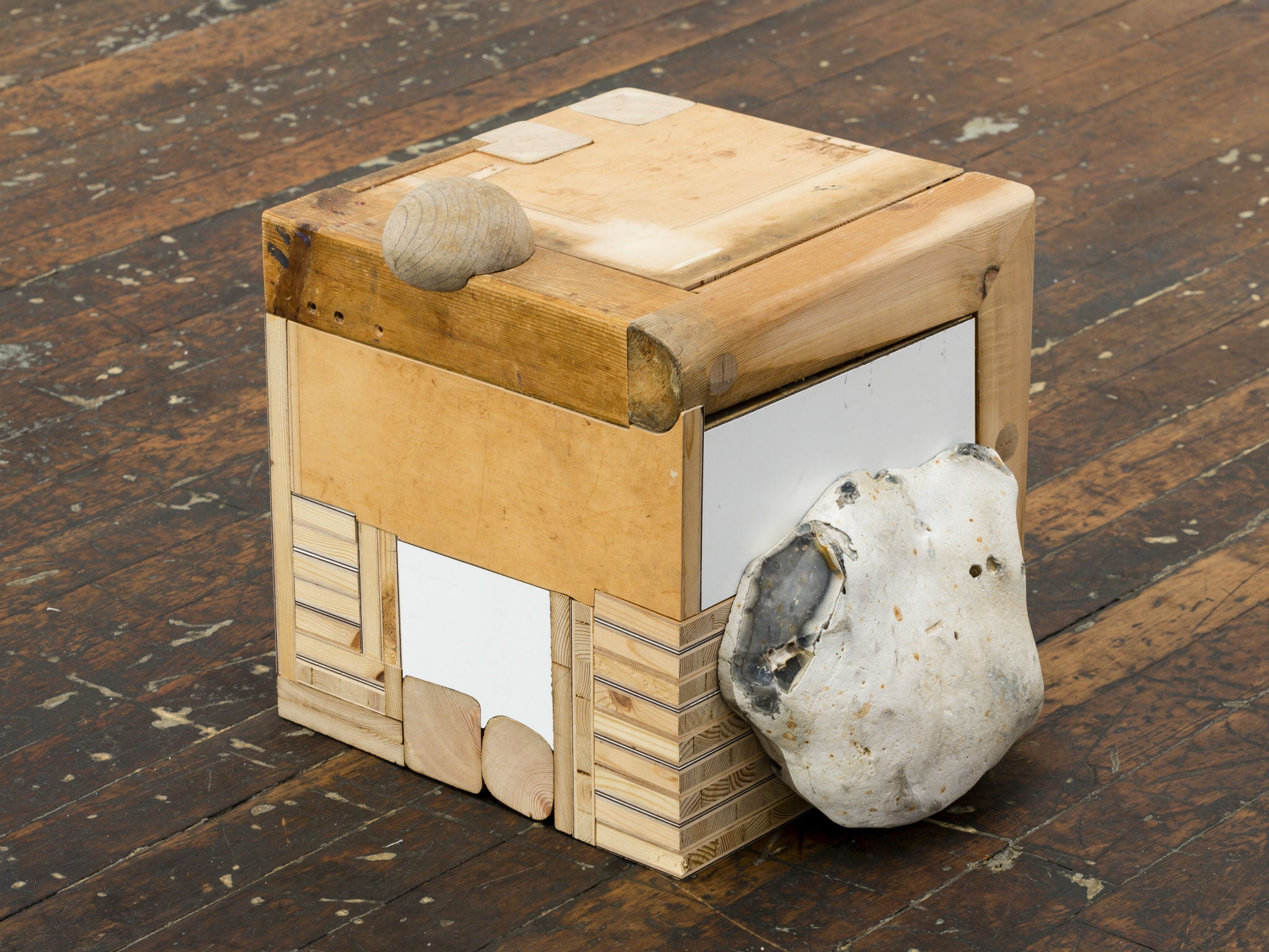 Stones on our table, in the smallest dimensions, by Lucy Skaer, a piece worked on by Simon Harlow (Nick Knight)