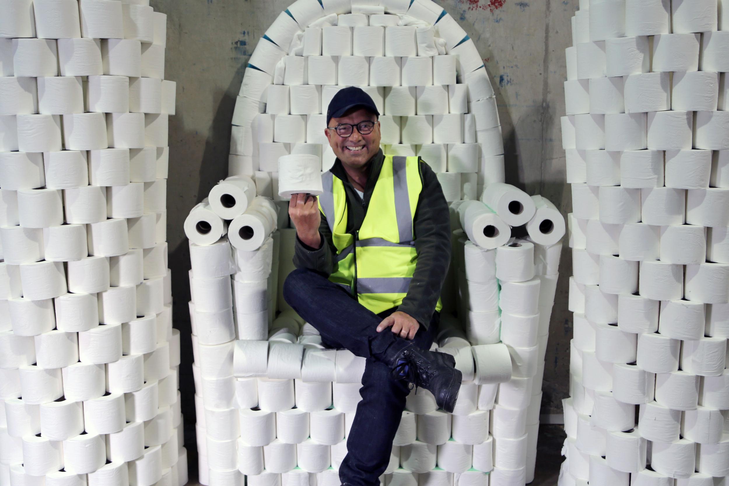 Gregg Wallace explores a Manchester factory that produces 700,000 toilet rolls a day